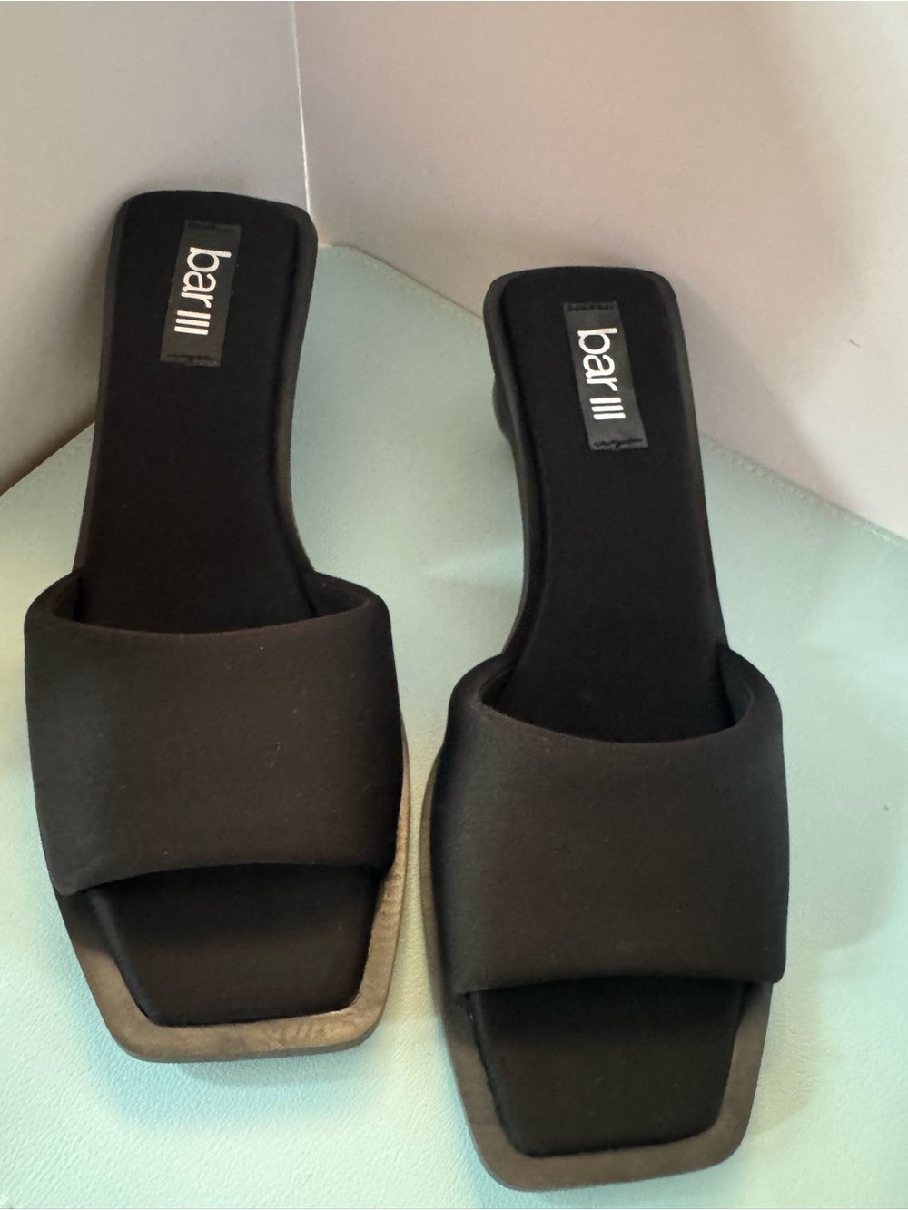 bar III Black Sandals for Women